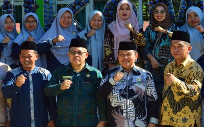 Tim Monev Kanwil Kemenag Bengkulu Tinjau Pelaksanaan Program PHTC Sarpras di MTsN 2 Mukomuko