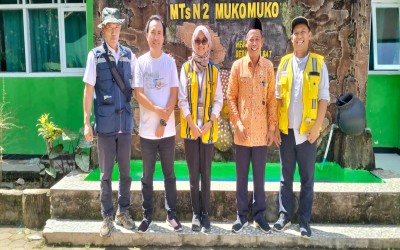 MTsN 2 Mukomuko Terima Kunjungan Tim Survei BPPW PUPR Provinsi Bengkulu